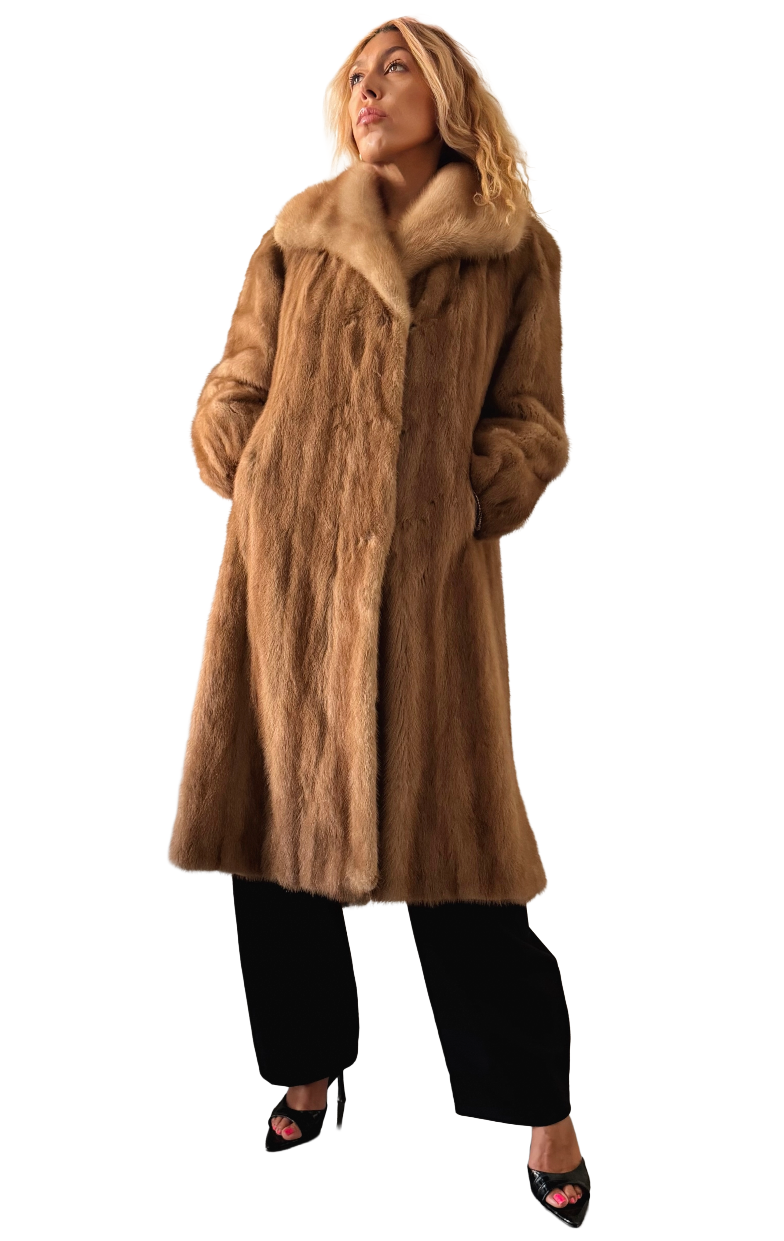 Cappotto Visone Pastello