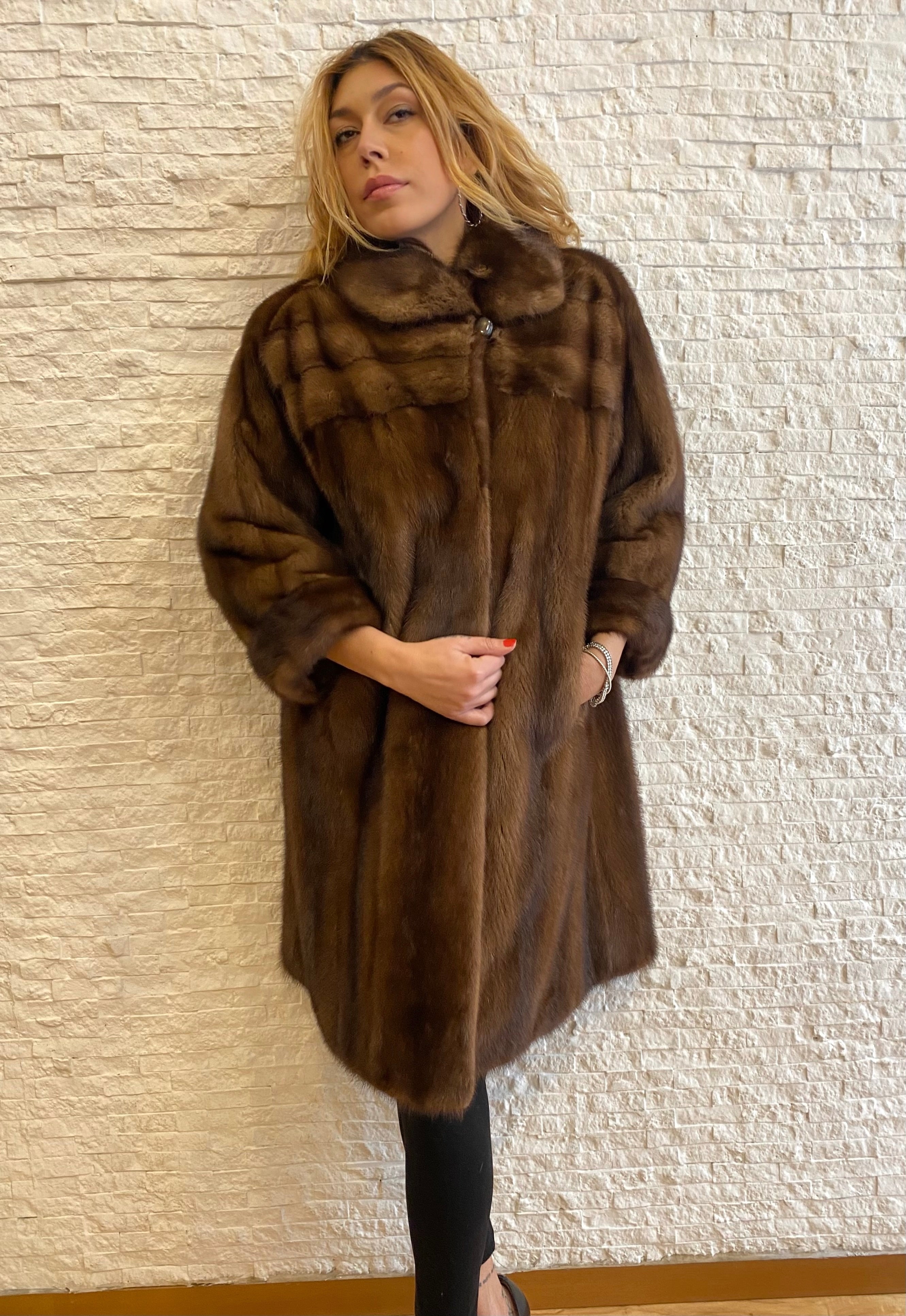 Cappotto Visone Demi Buff