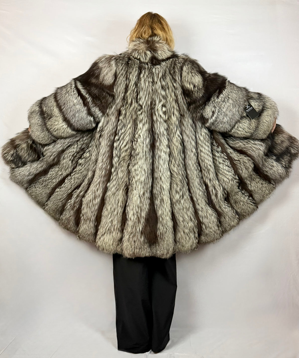 Cappotto Volpe Argentata