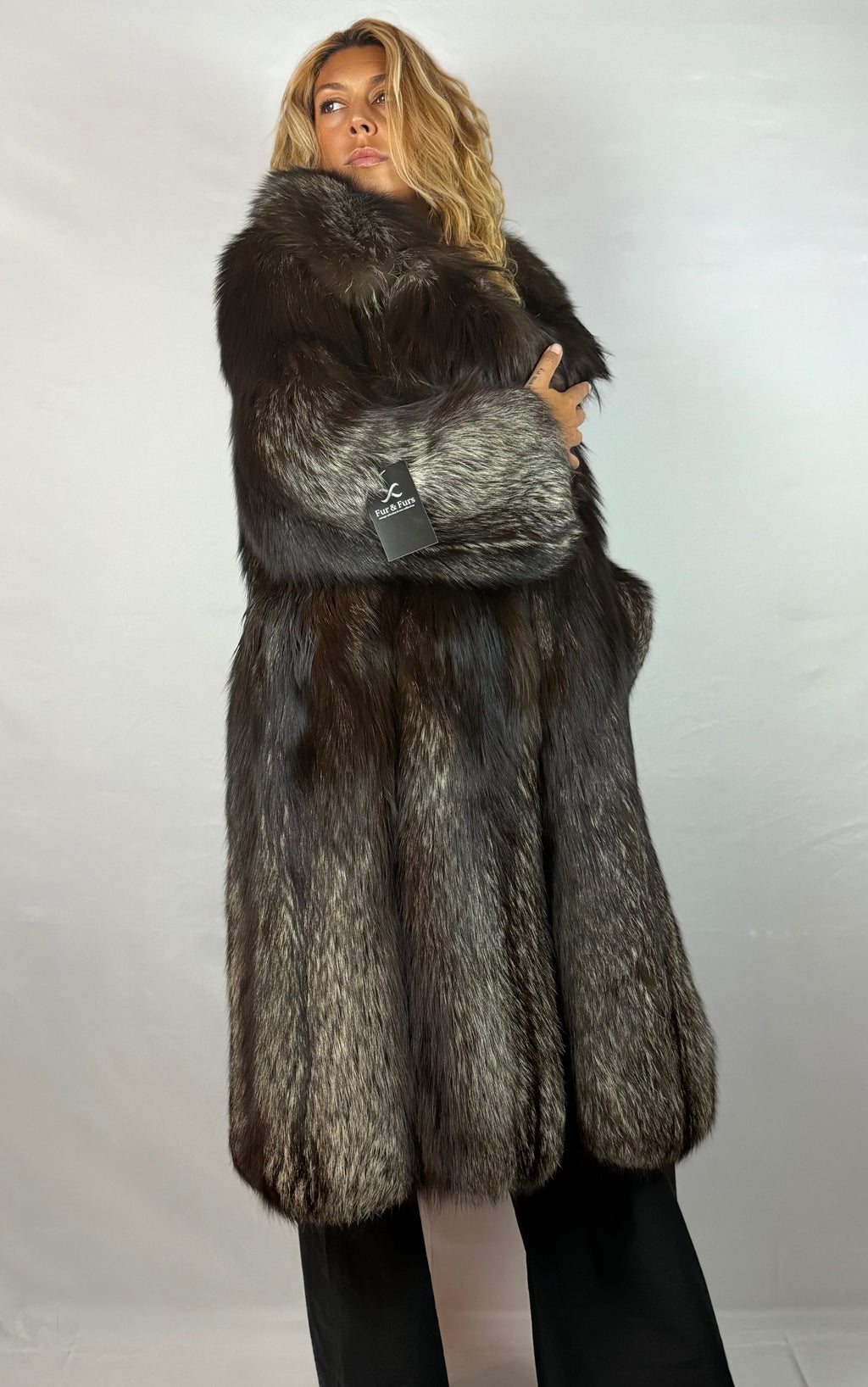 Cappotto Volpe Argentata