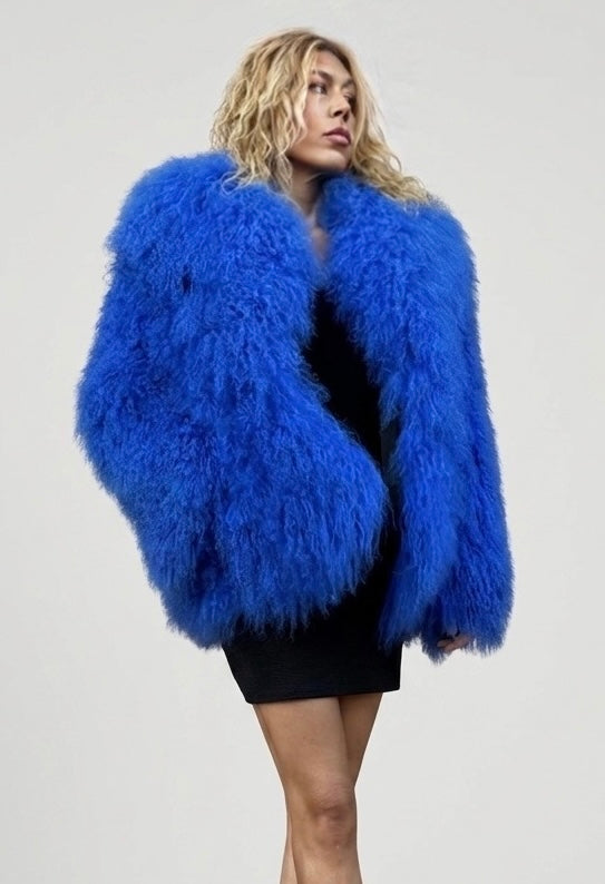 Giacca in Mongolia blu