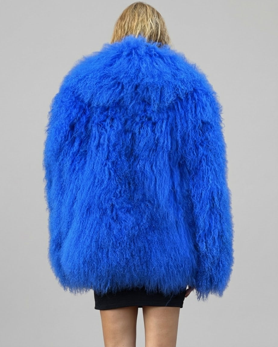 Giacca in Mongolia blu