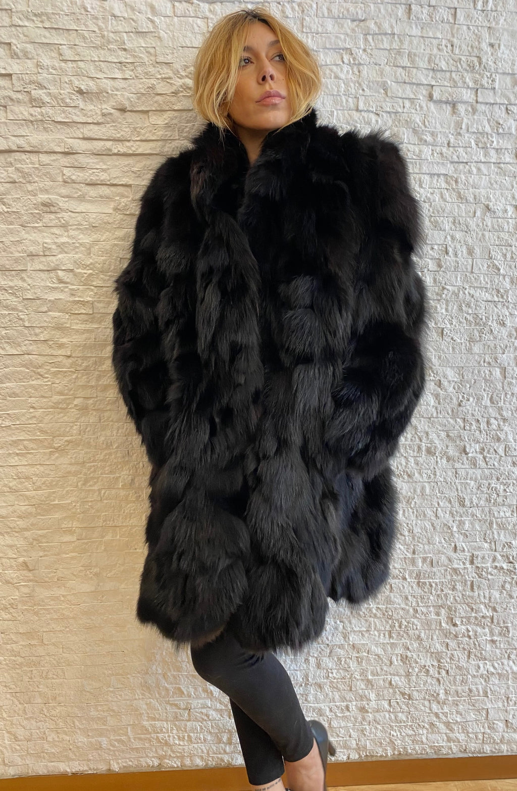 Giacca di Volpe Nera