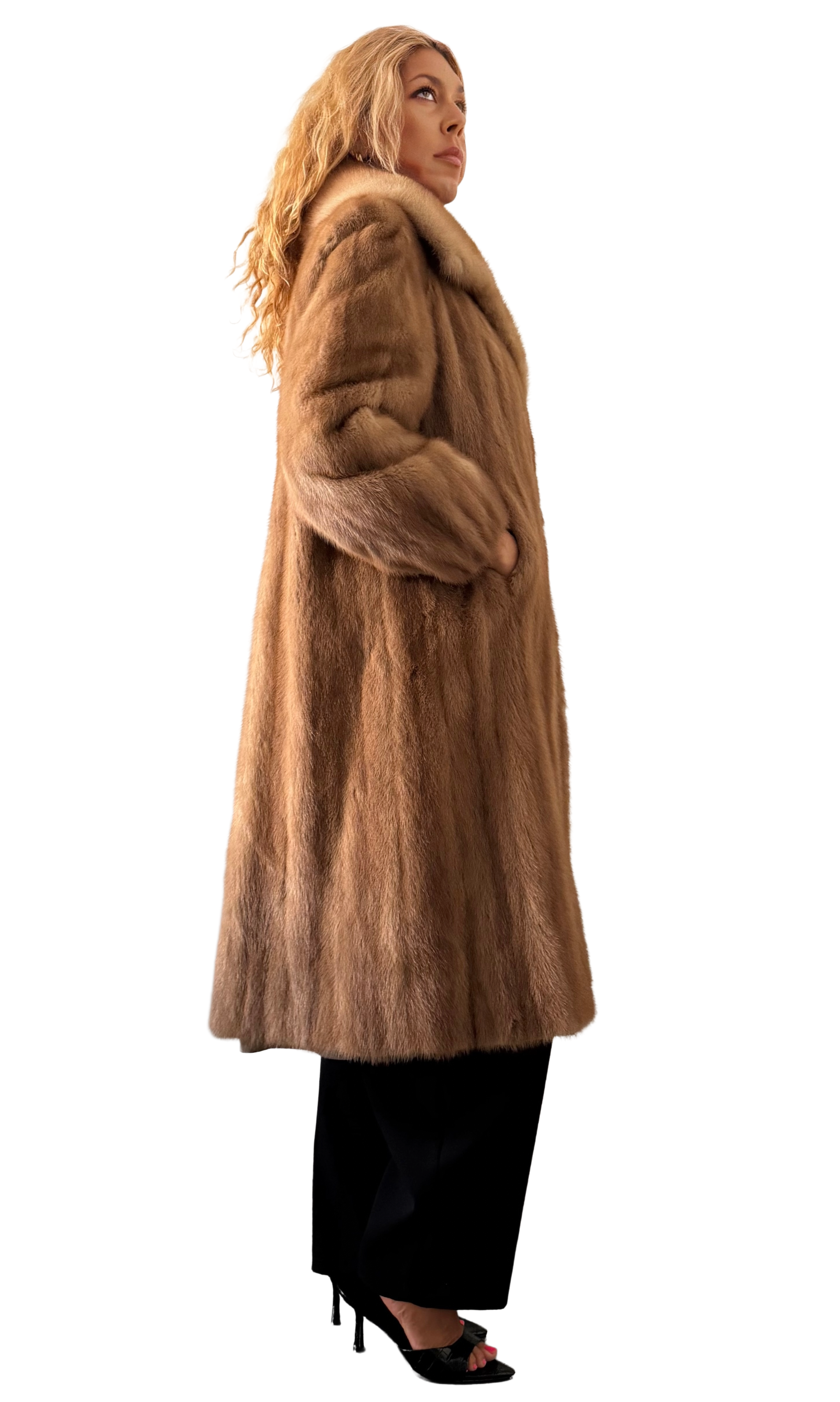 Cappotto Visone Pastello
