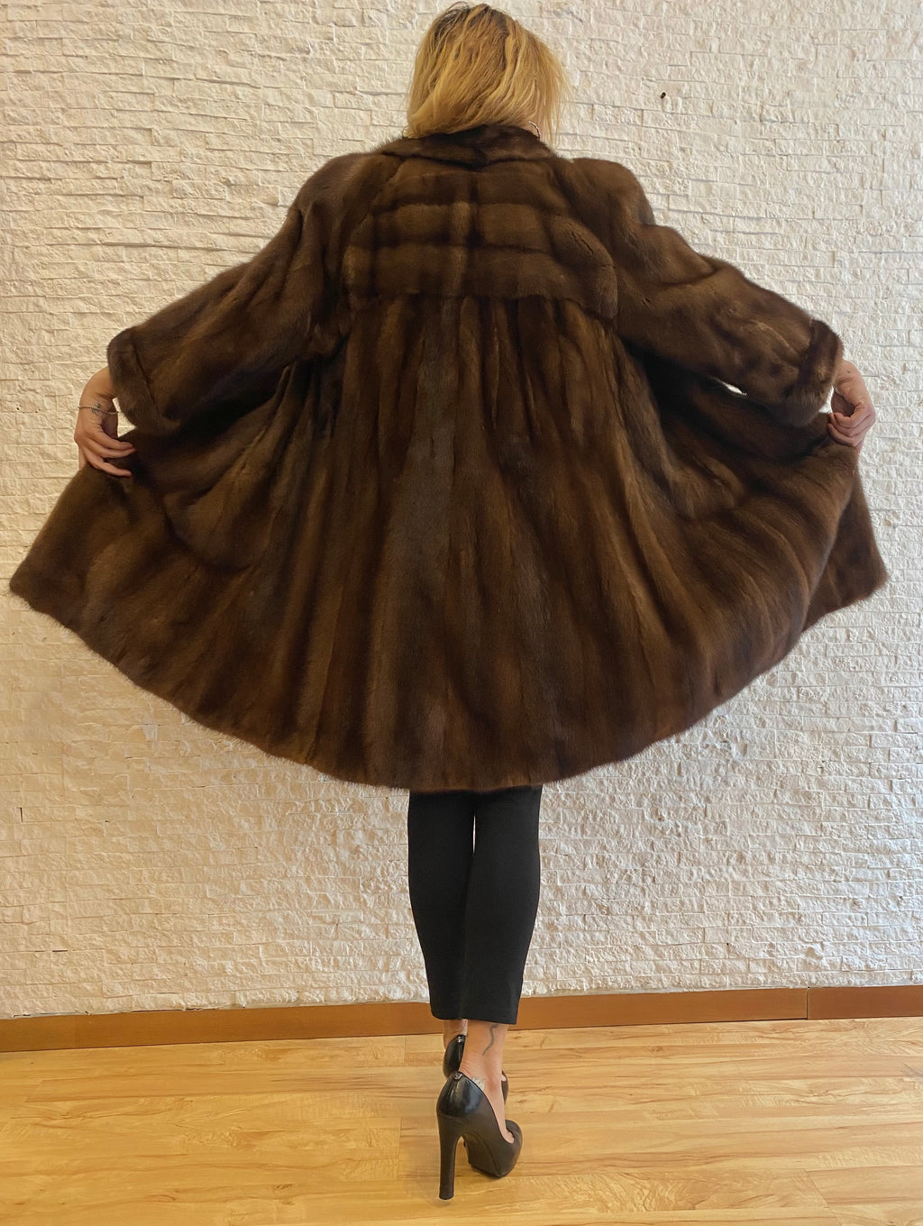 Cappotto Visone Demi Buff