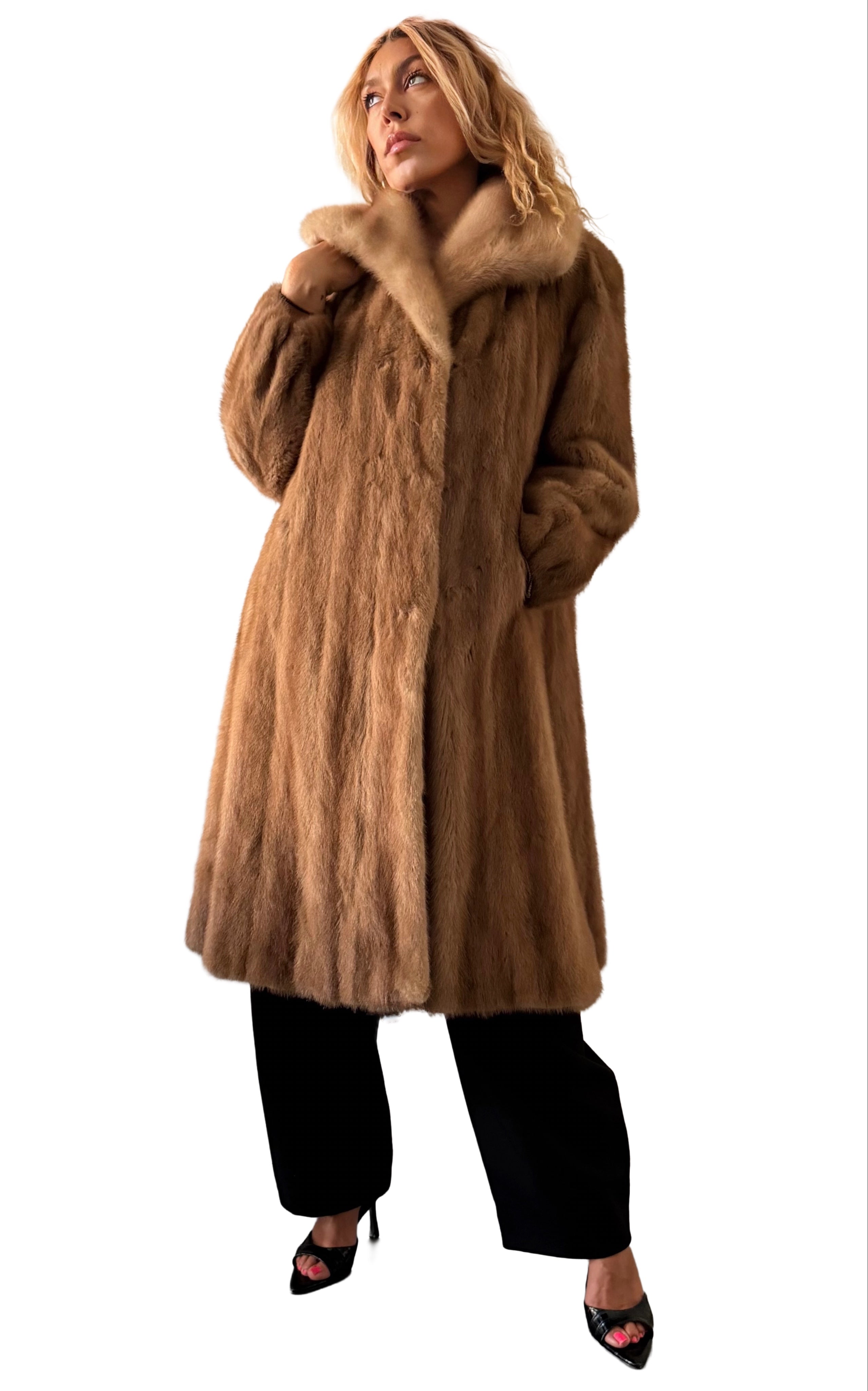 Cappotto Visone Pastello