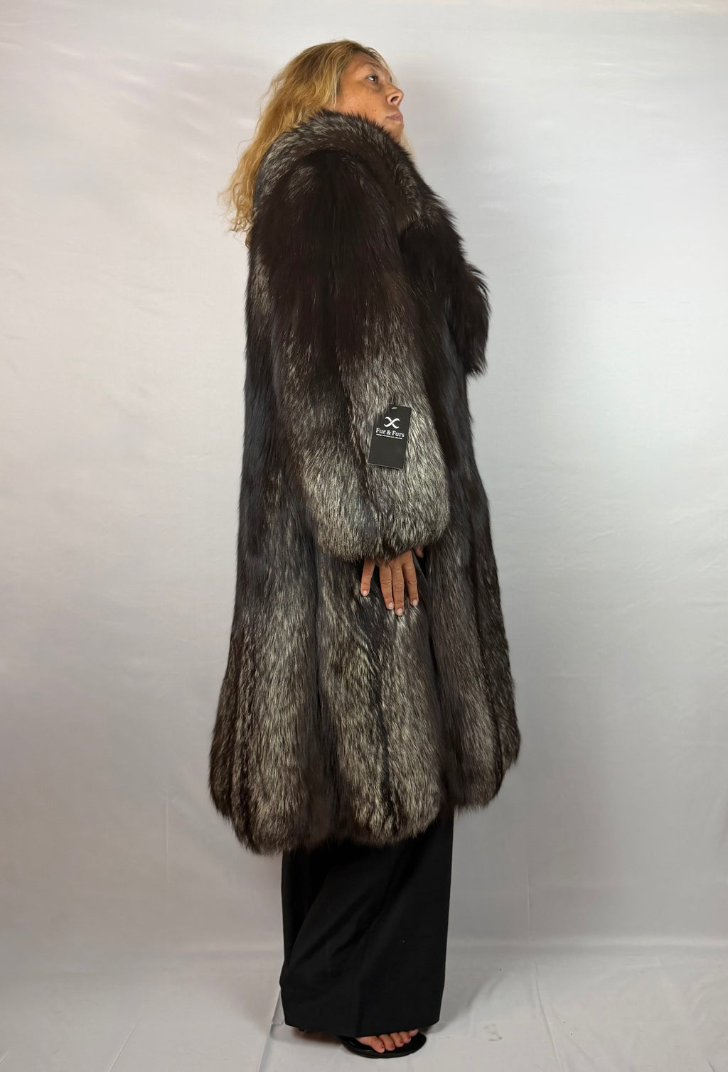 Cappotto Volpe Argentata