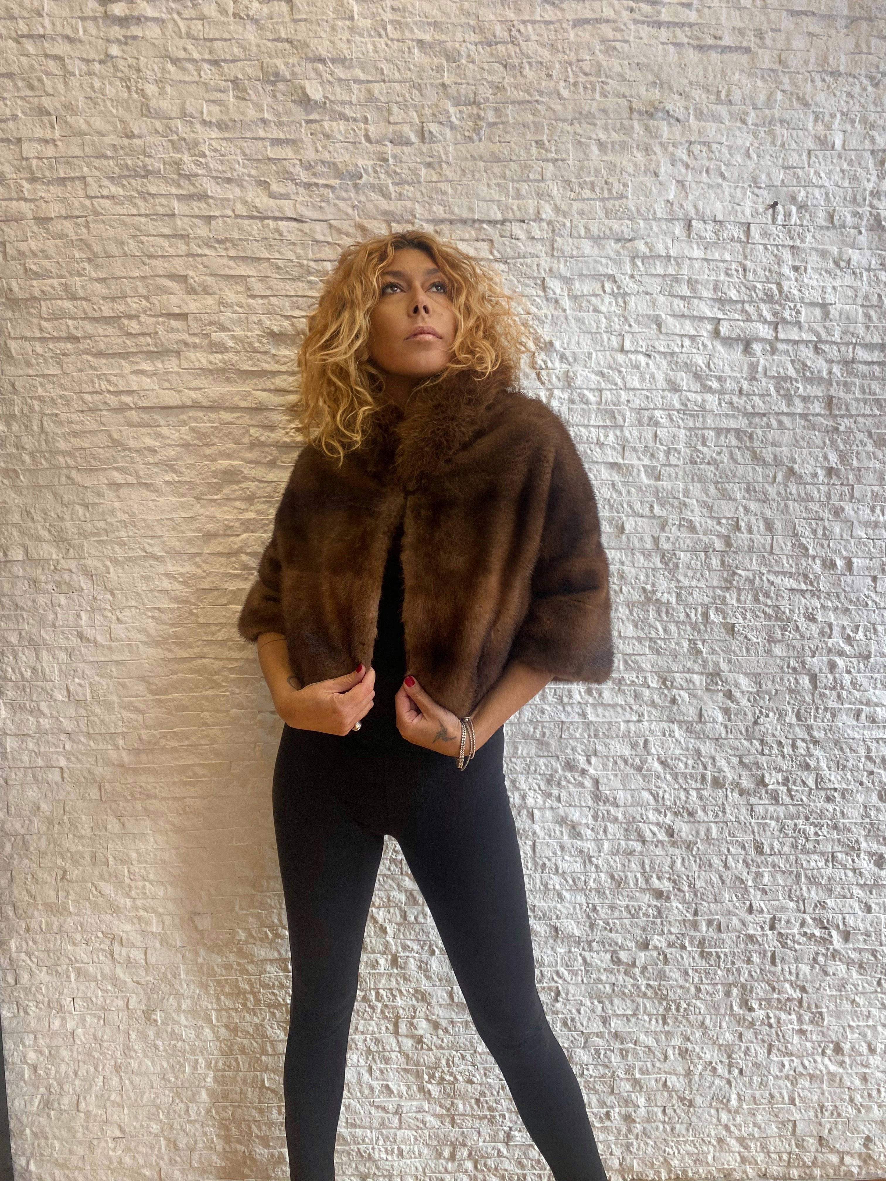 Giacca corta di Visone Demi Buff  € 590,00