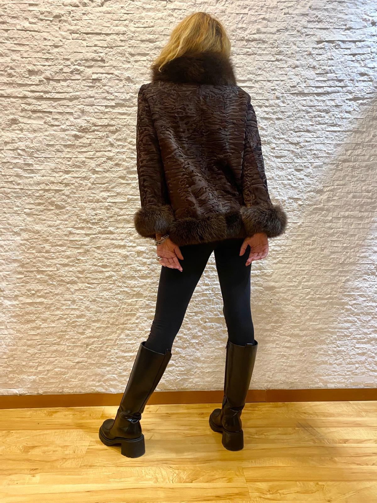 Giacca di Persiano Breitschwanz con Volpe € 550