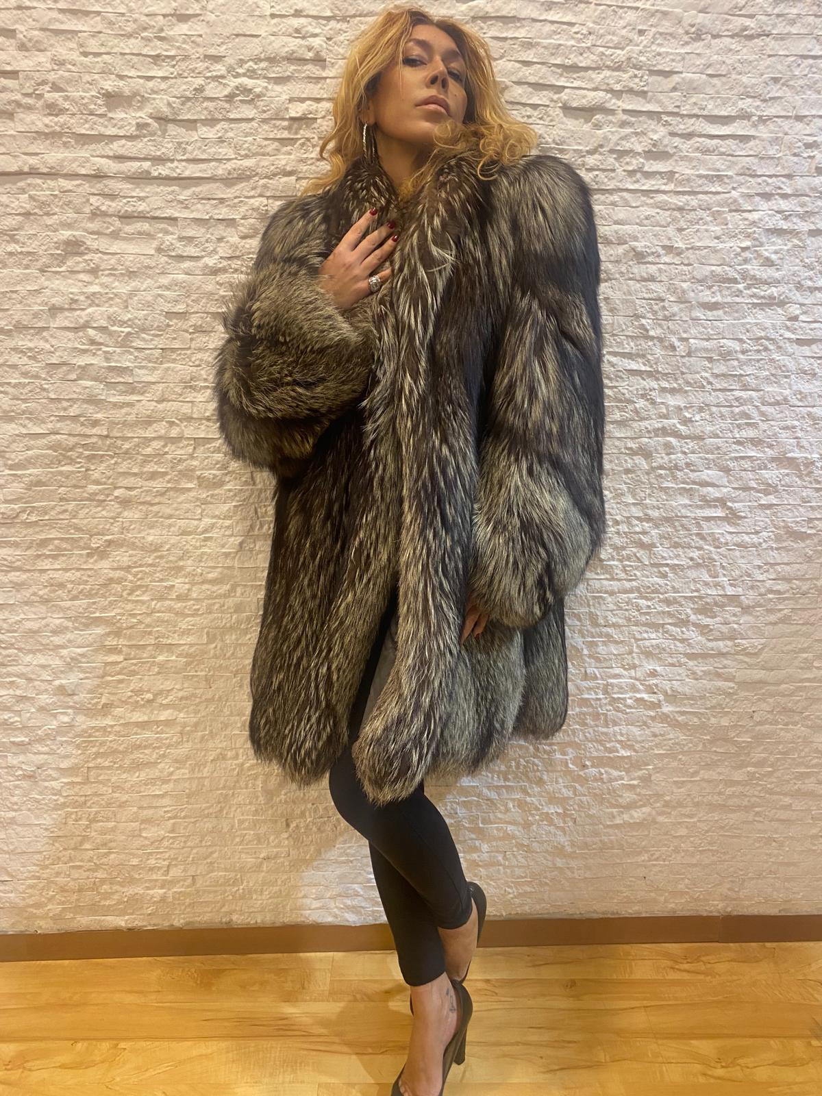 Cappotto di Volpe Argentata € 490