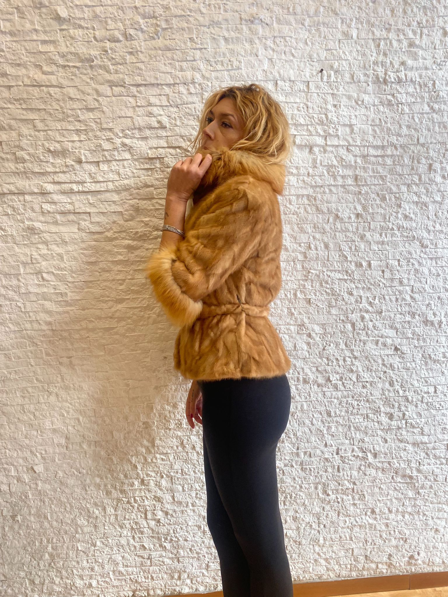 Giacca di visone rasato Golden € 550