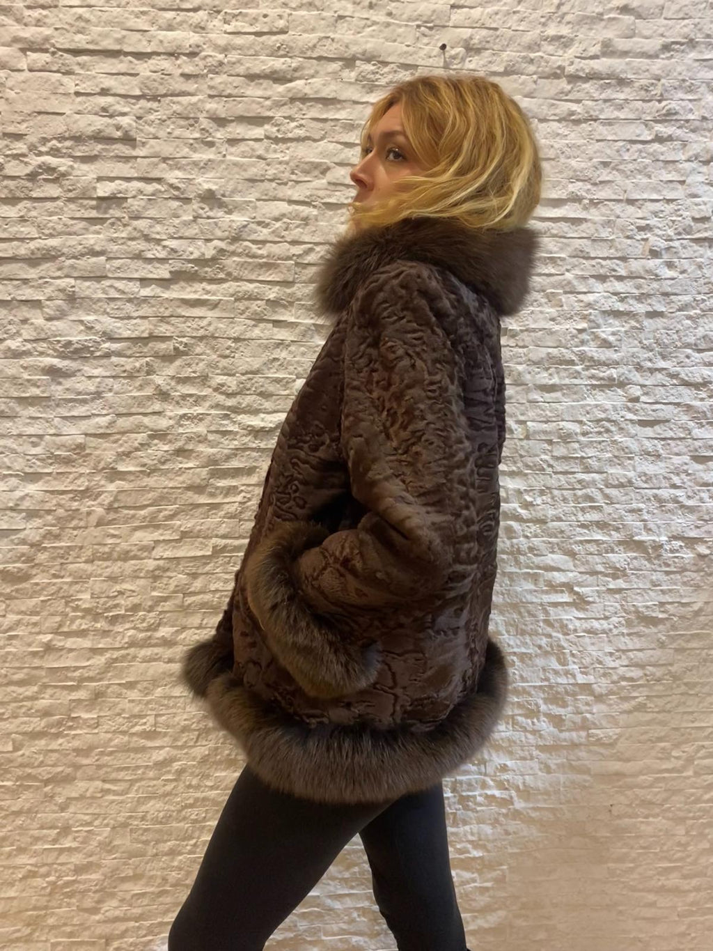 Giacca di Persiano Breitschwanz con Volpe € 550