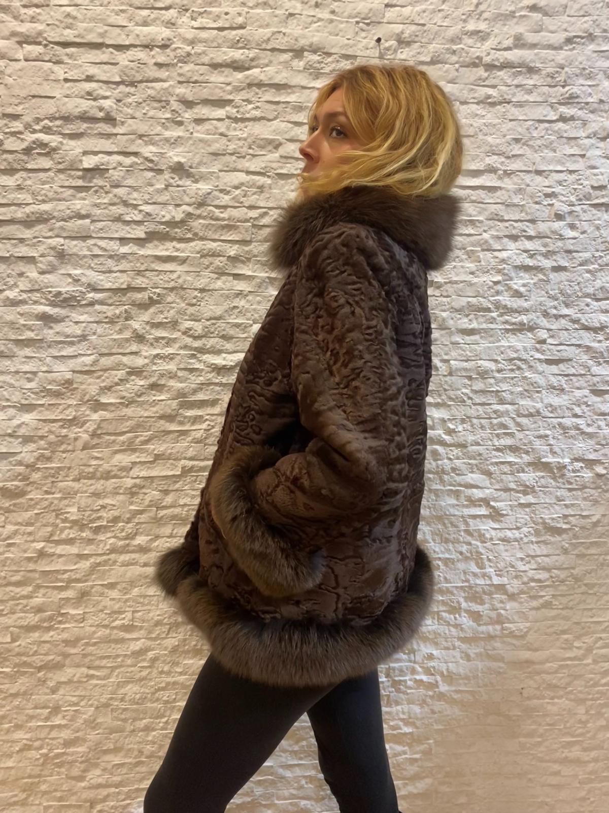 Giacca di Persiano Breitschwanz con Volpe € 550