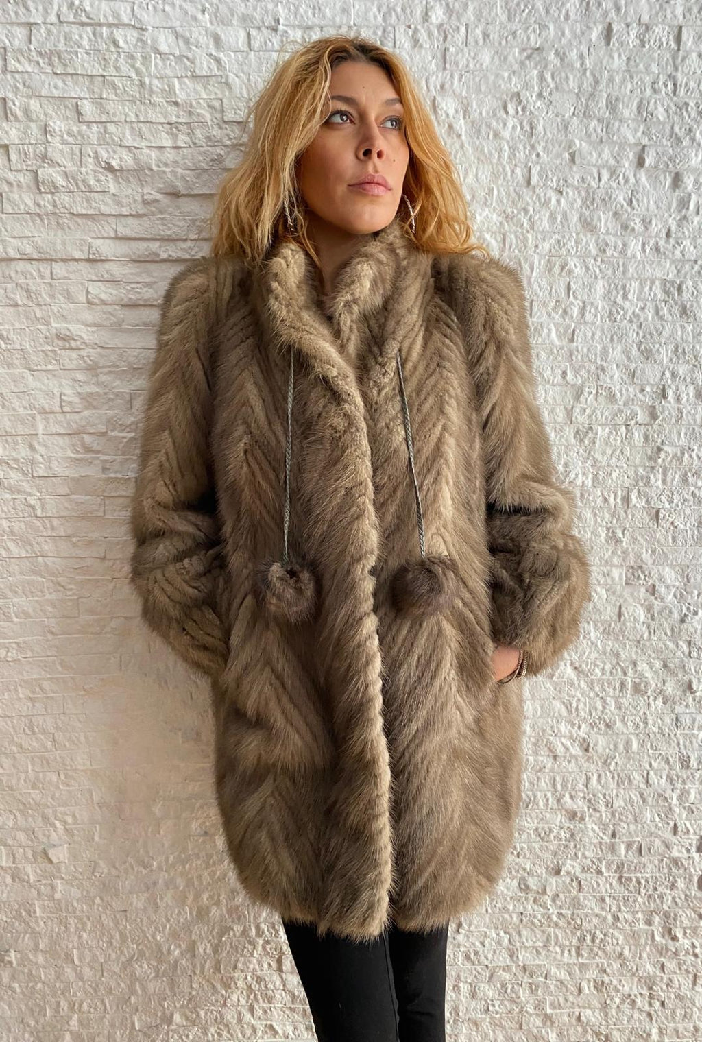Giacca di Visone Silver