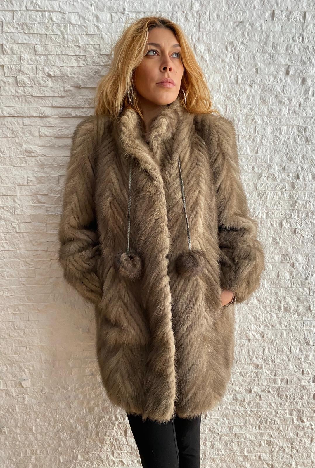 Giacca di Visone Silver