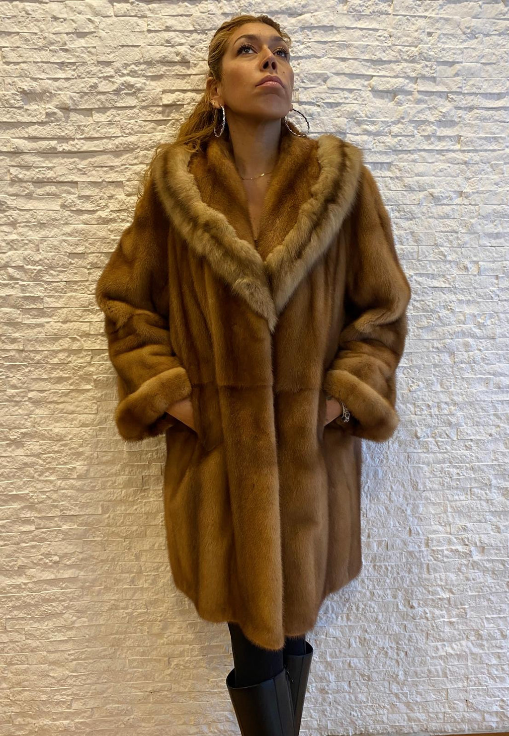 Golden Mink and Sable Coat
