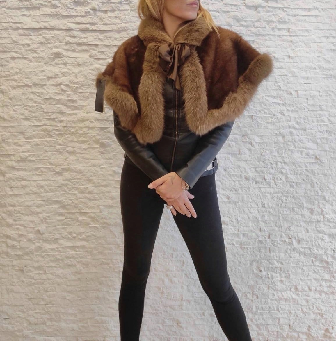 Mantella di Visone Demi Buff   €420,00