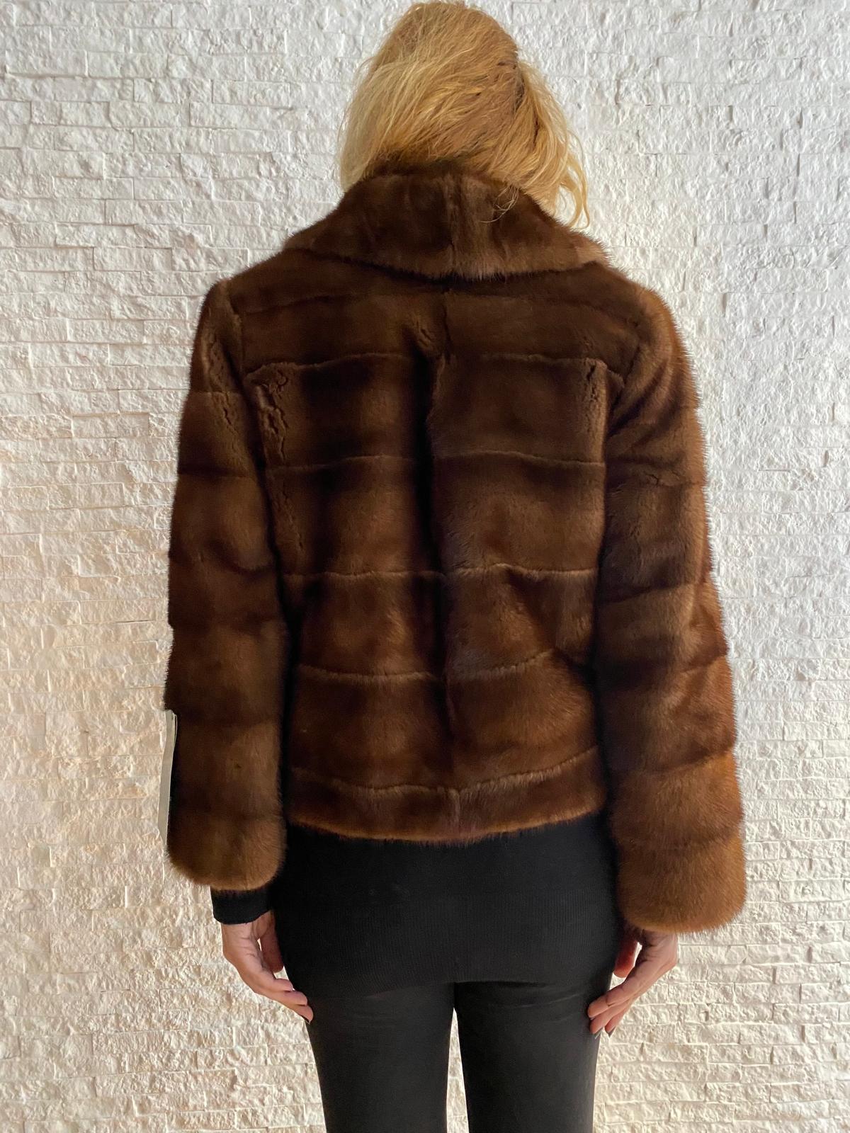 Horizontal Mink Jacket €950