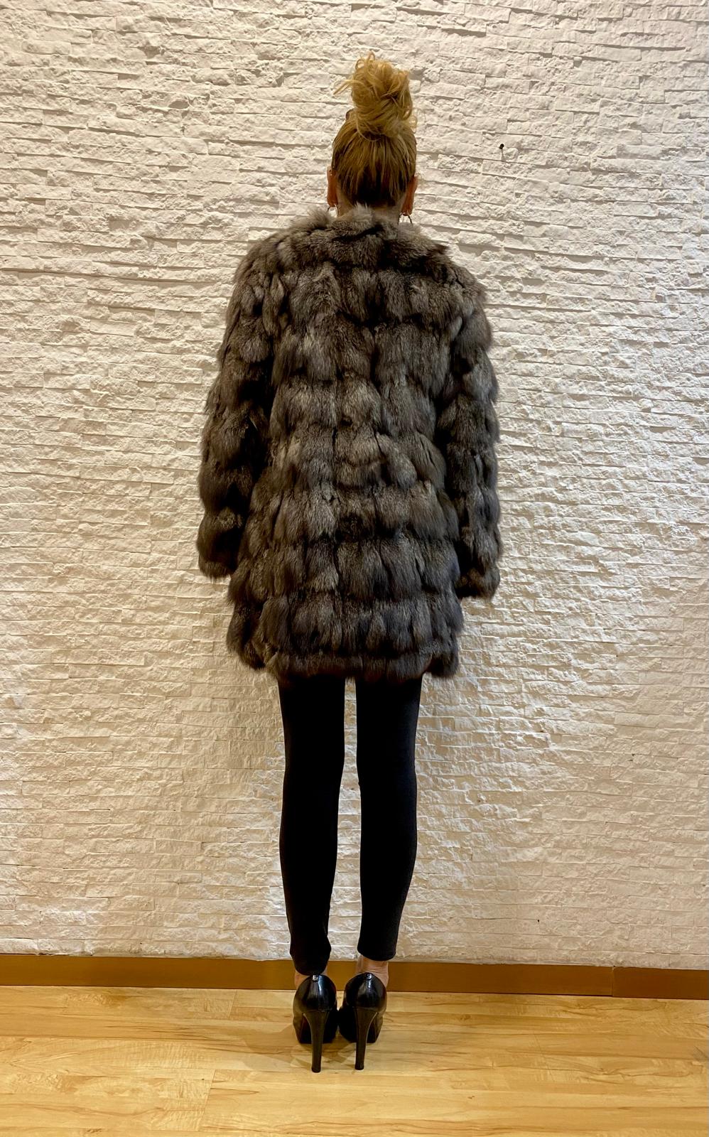 Giacca di Volpe Argentata € 195