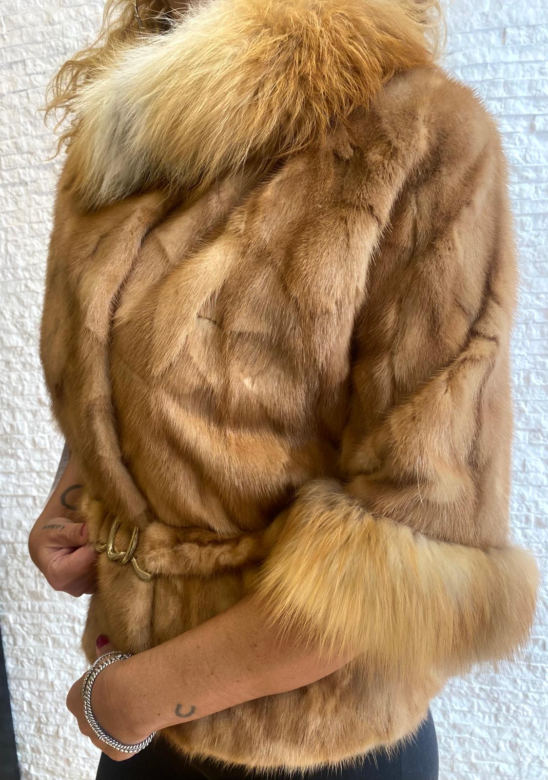 Giacca di visone rasato Golden € 550