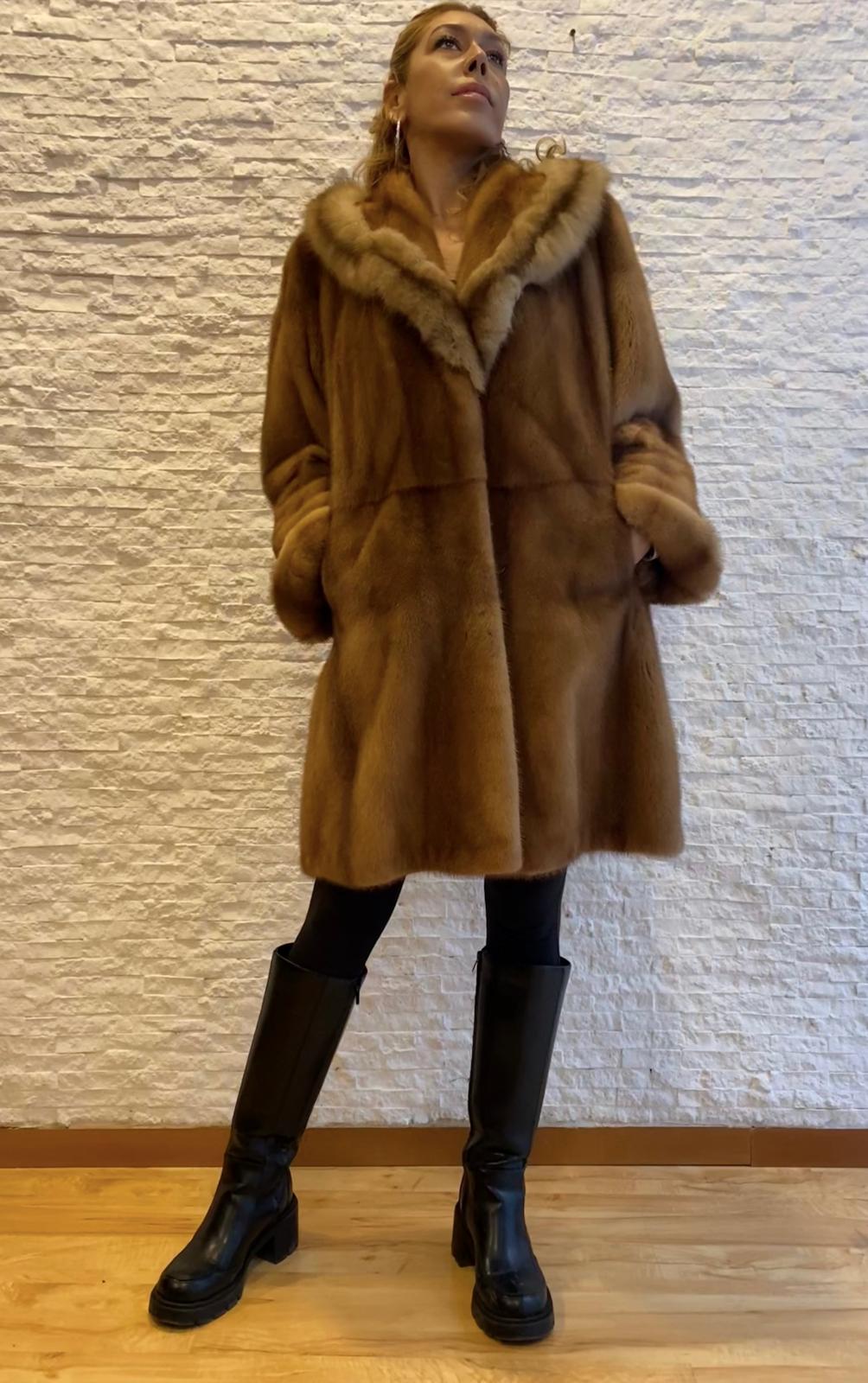 Golden Mink and Sable Coat