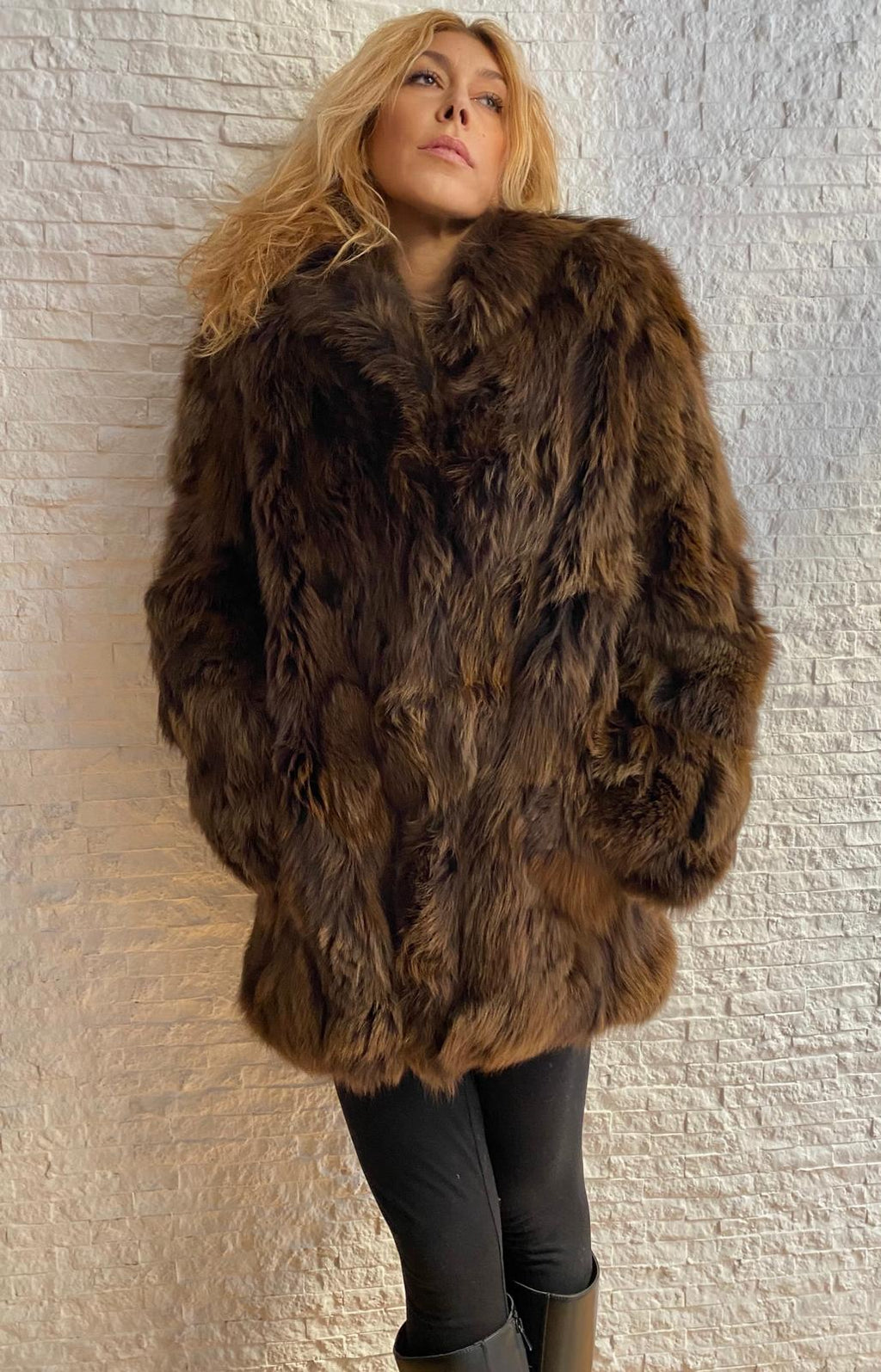 Cappotto di Volpe Marrone € 169