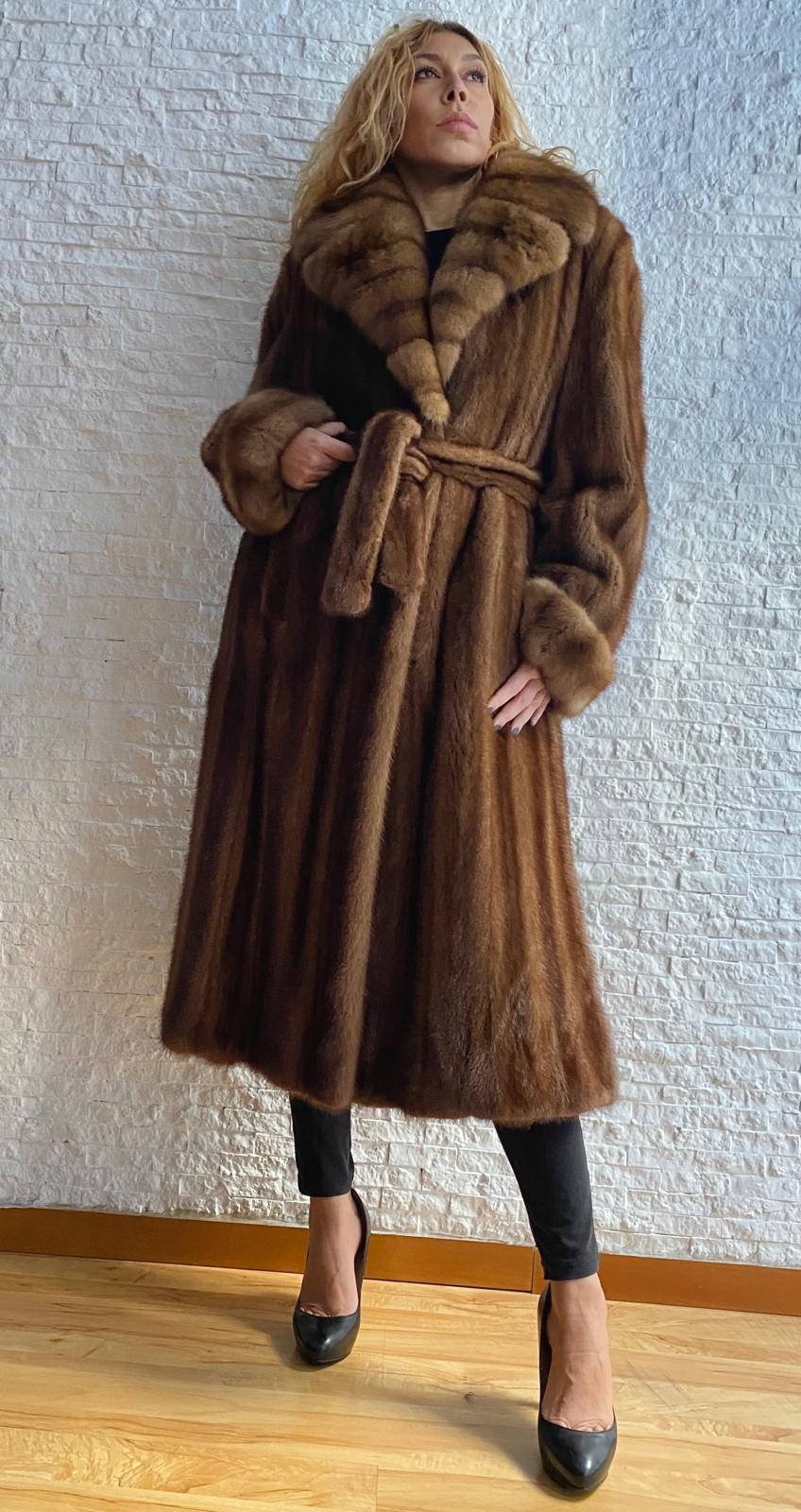 Mink Coat with Sable