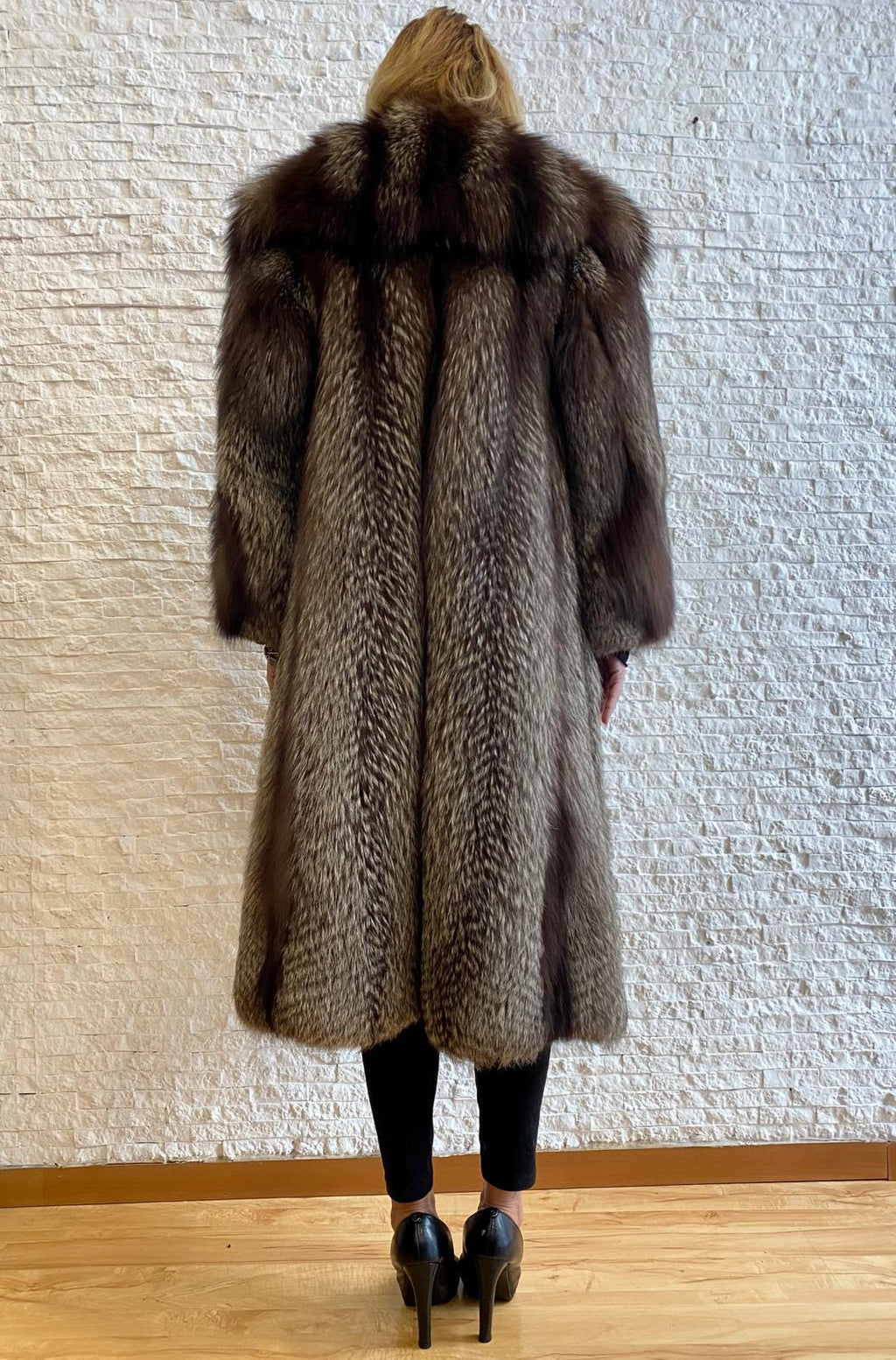 Cappotto di Volpe Argentata