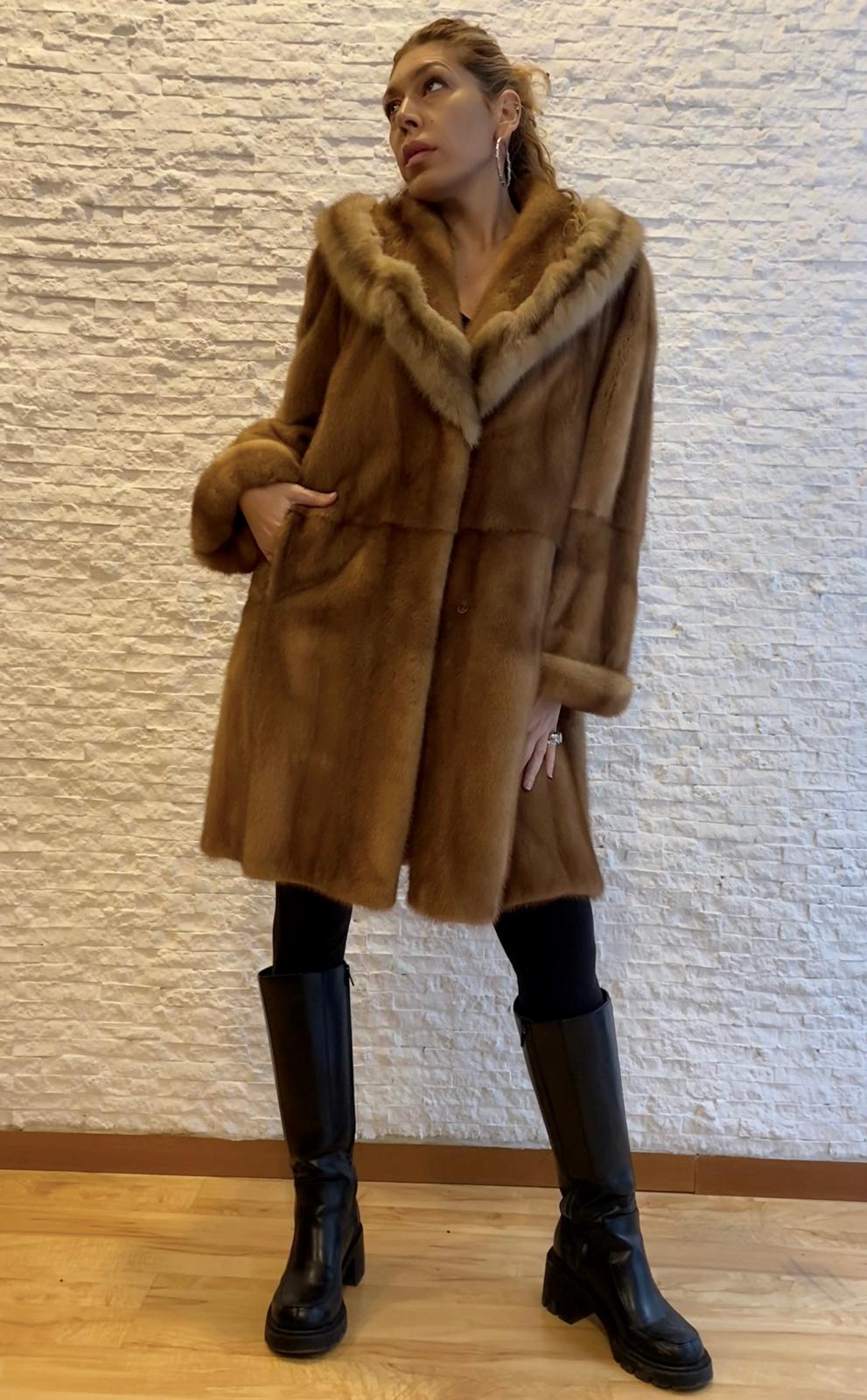 Golden Mink and Sable Coat
