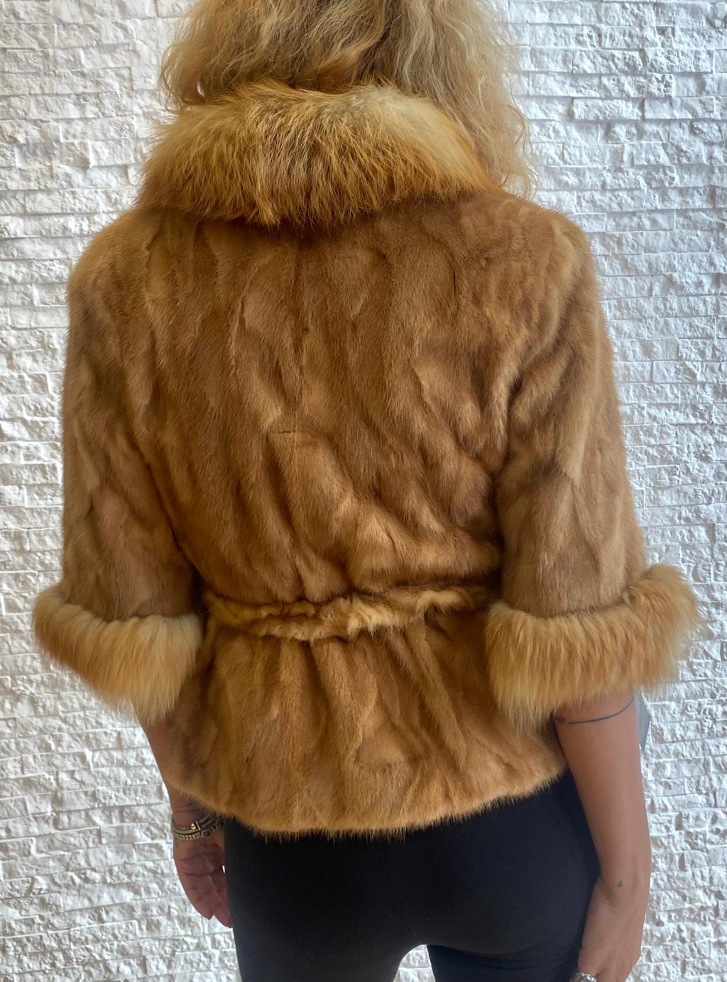 Giacca di visone rasato Golden € 550