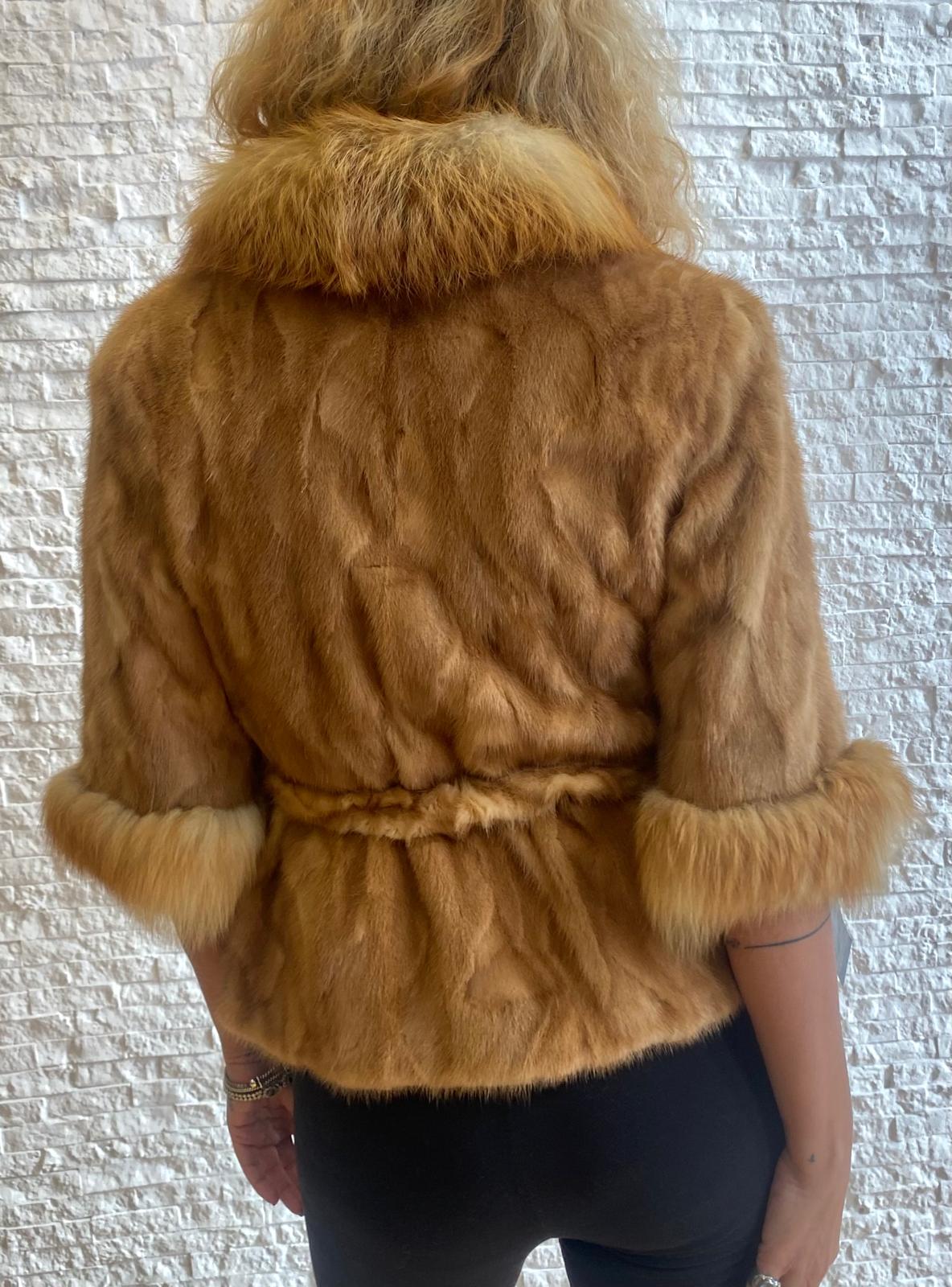 Giacca di visone rasato Golden € 550