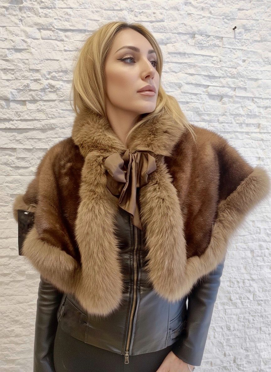 Mantella di Visone Demi Buff   €420,00