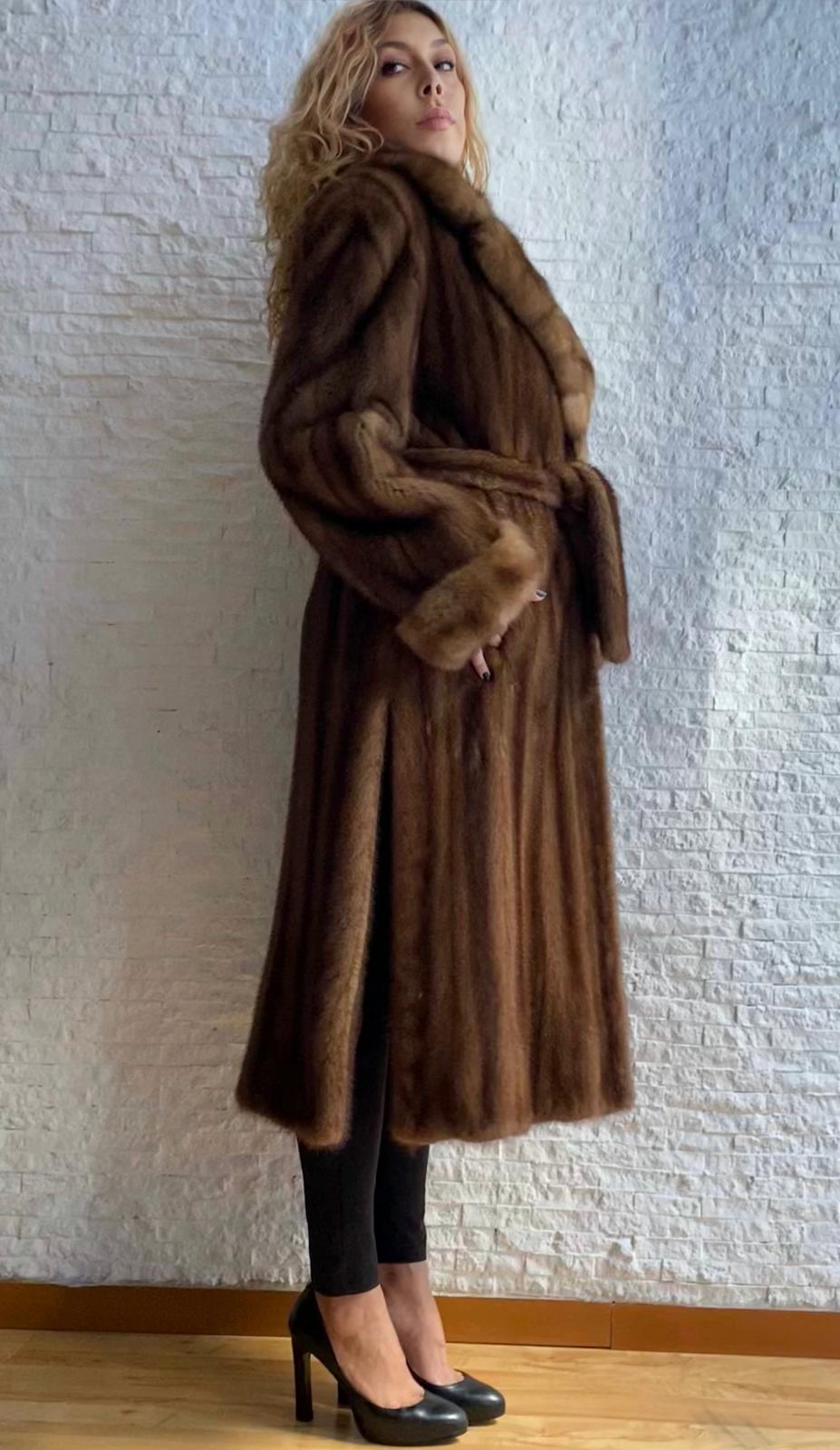 Mink Coat with Sable