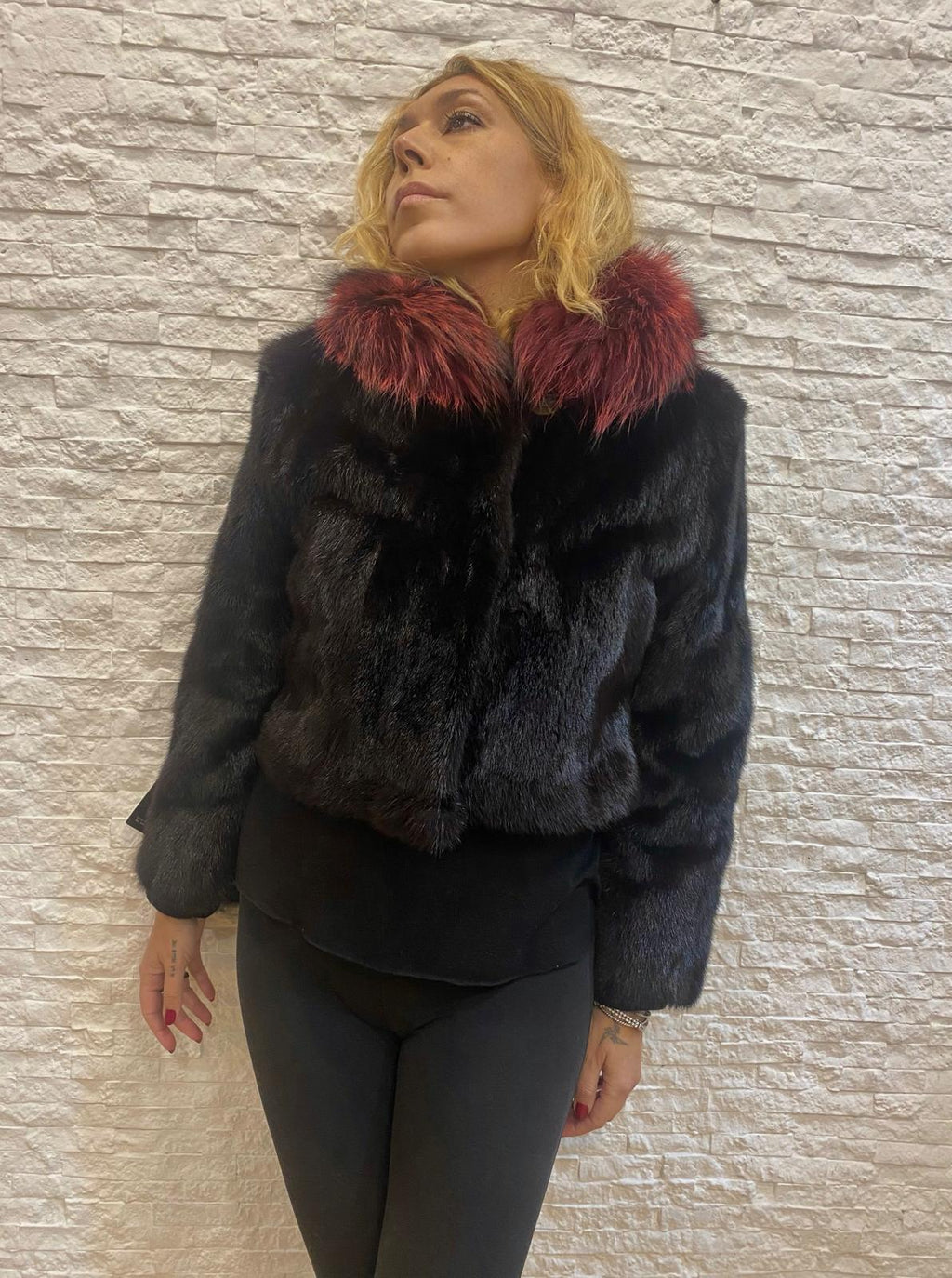 Giacca di visone più volpe €650