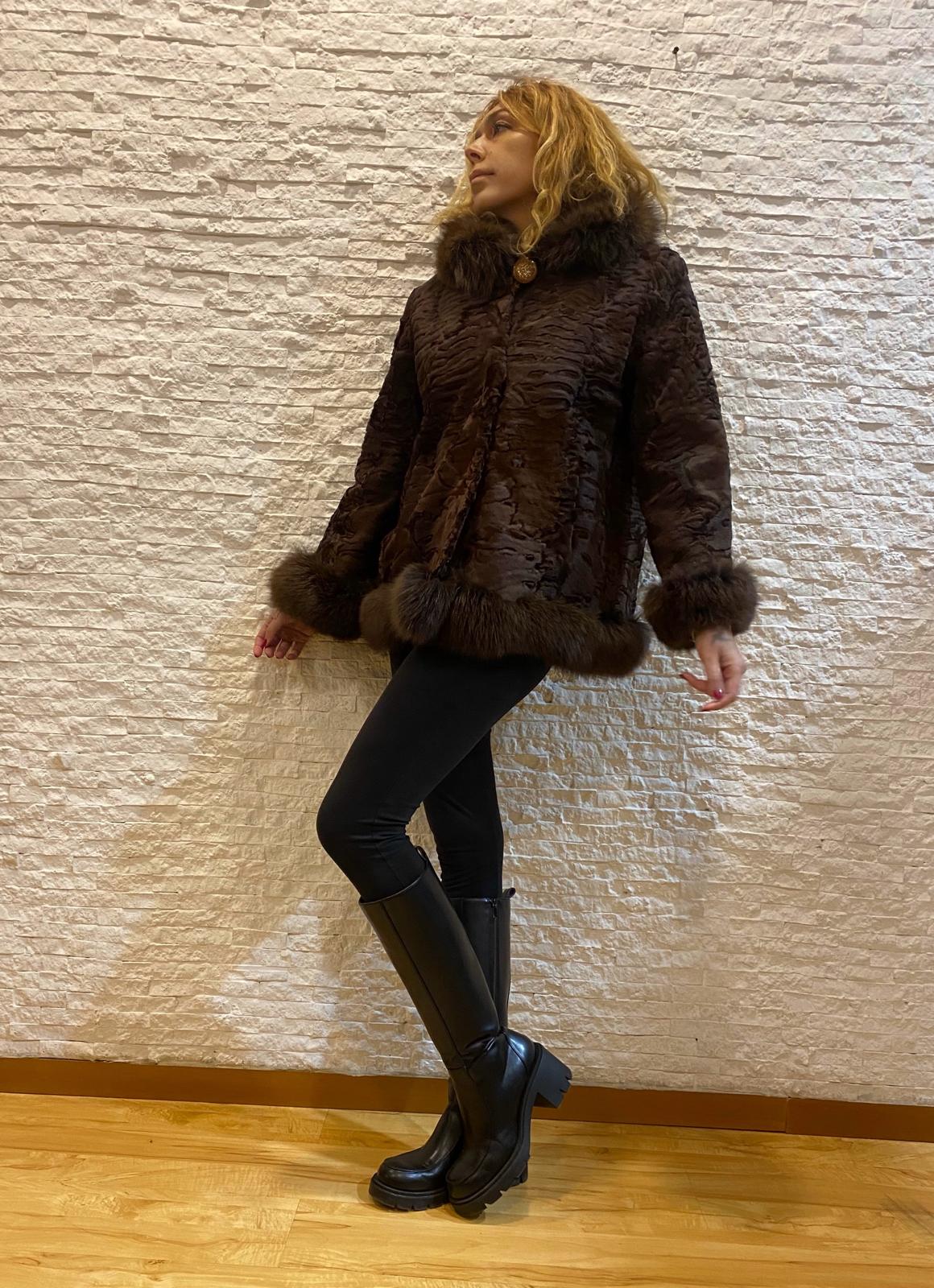 Giacca di Persiano Breitschwanz con Volpe € 550
