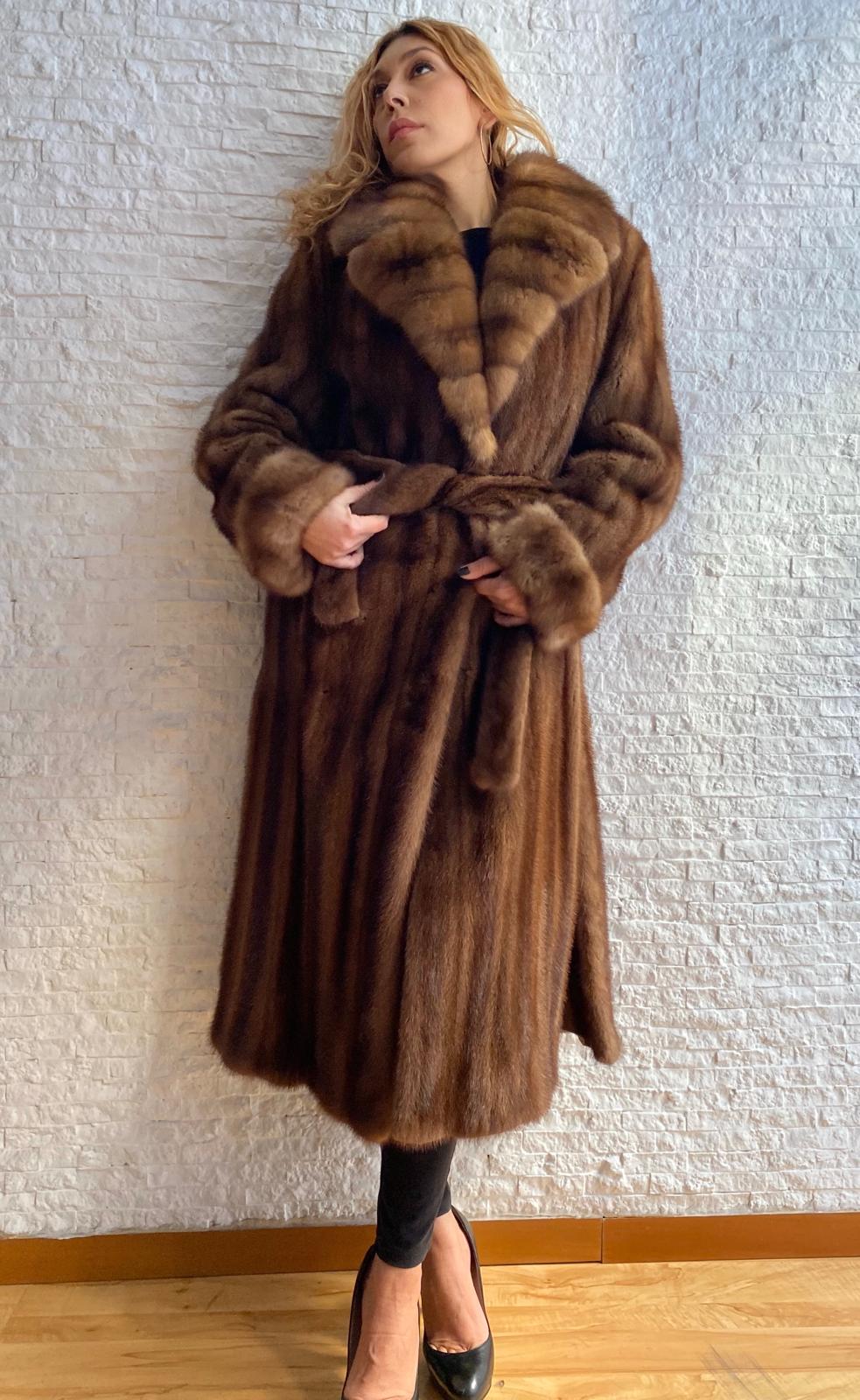 Mink Coat with Sable