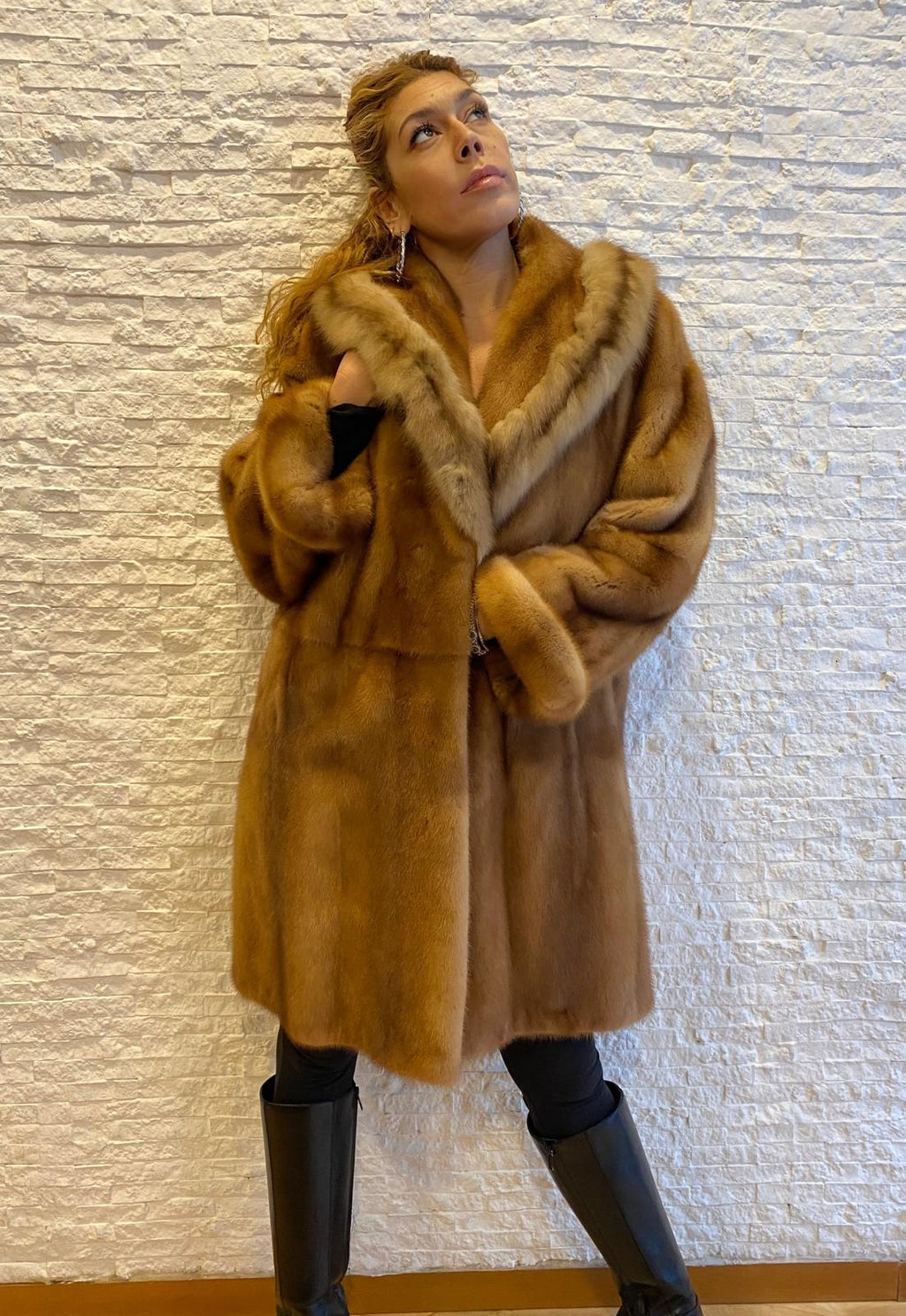 Golden Mink and Sable Coat