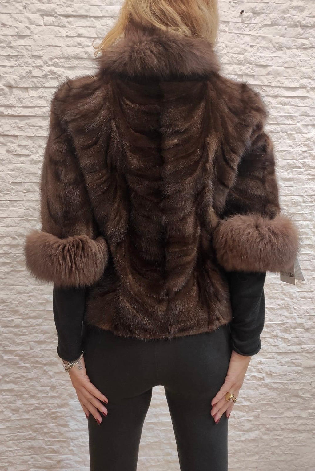Giacca di visone più volpe €470
