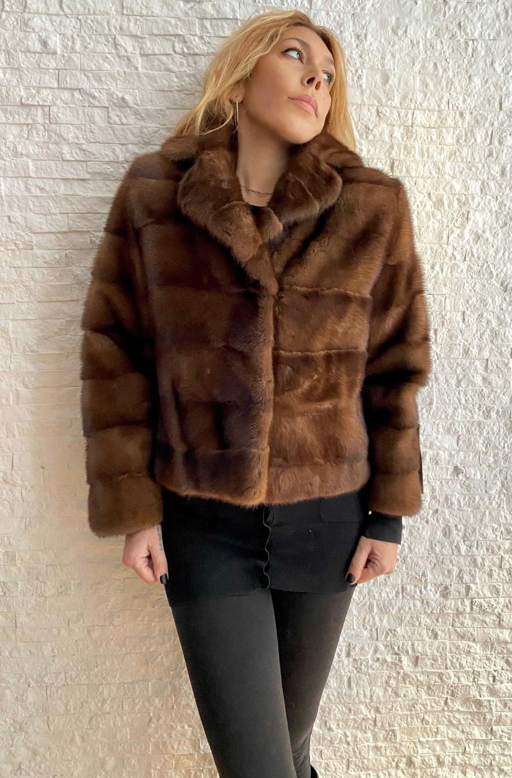 Horizontal Mink Jacket €950