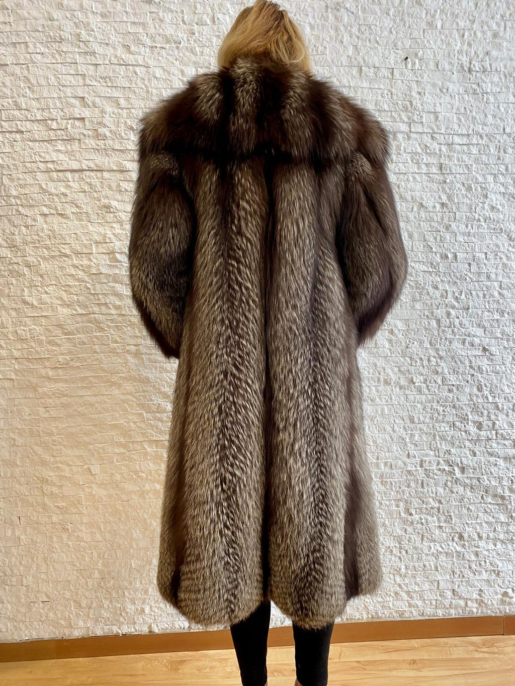 Cappotto di Volpe Argentata