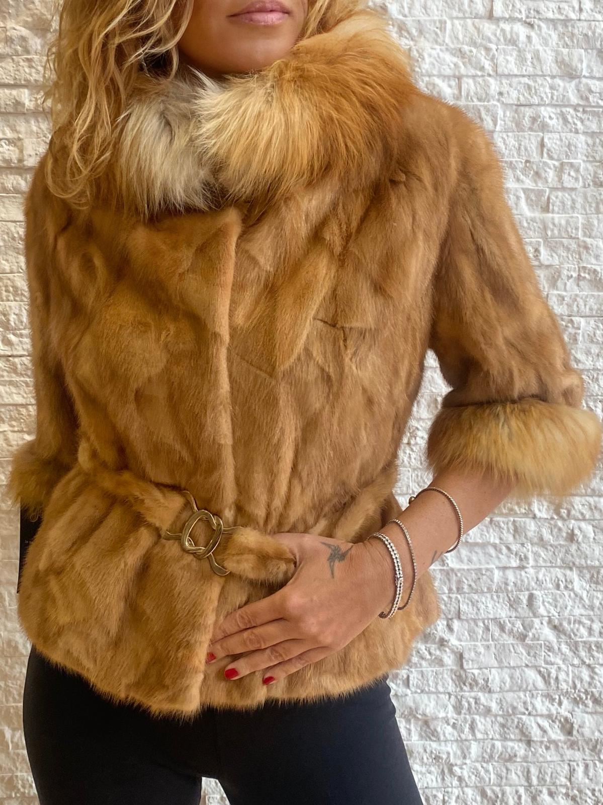 Giacca di visone rasato Golden € 550