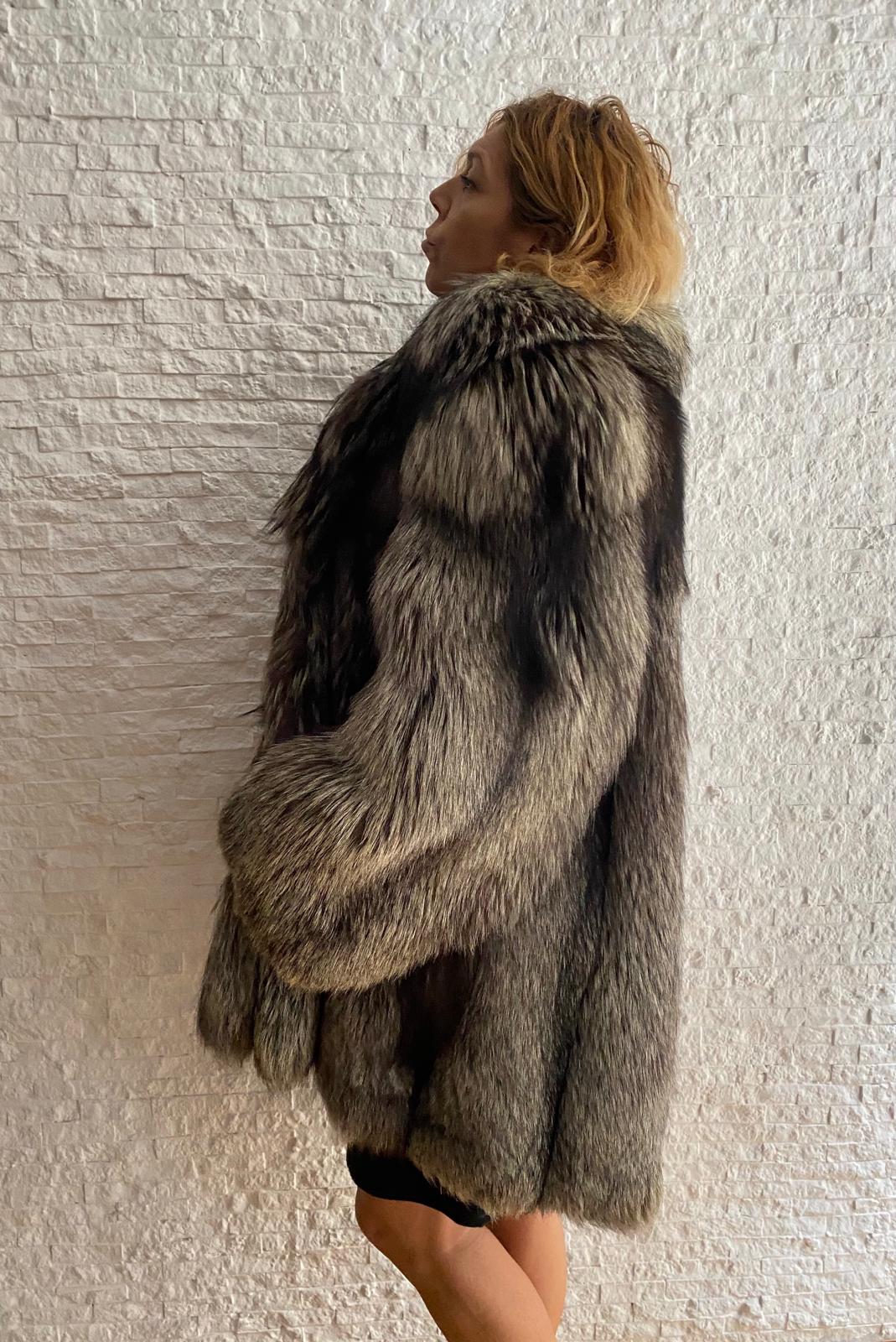 Giacca di Volpe Argentata € 490