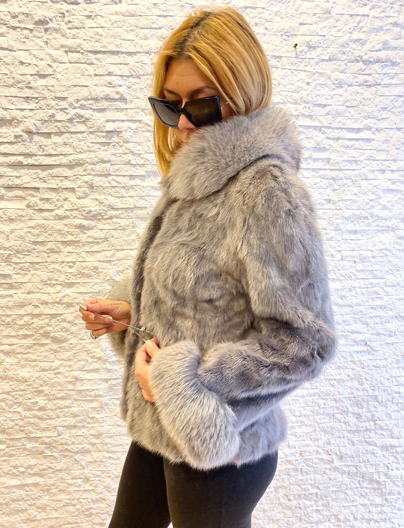 Giacca di visone con Volpe € 490