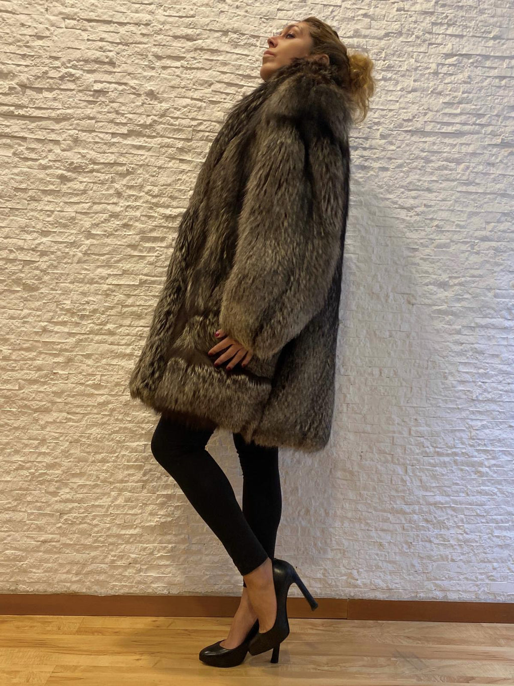 Silver Fox Coat