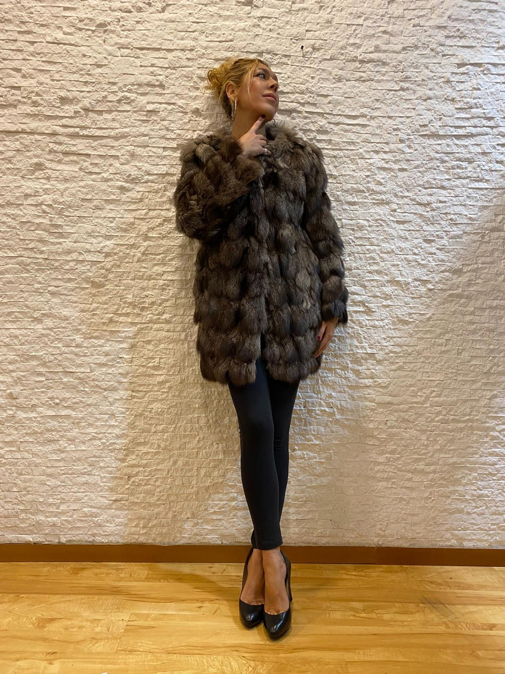 Giacca di Volpe Argentata € 195